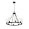 Z-Lite Titus 8 Light Chandelier, 33in. W x 26.5in. H, Matte Black 826-8MB - alternate 5